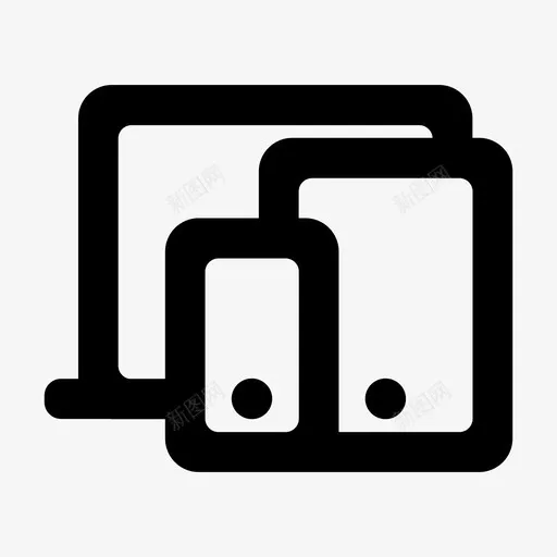 多平台支援圖示